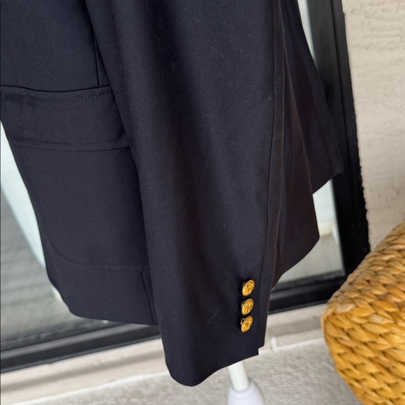 Loro Piana Brooks Brother Blazer Women’s Medium / Large Size 20 Black - Picture 6 of 15